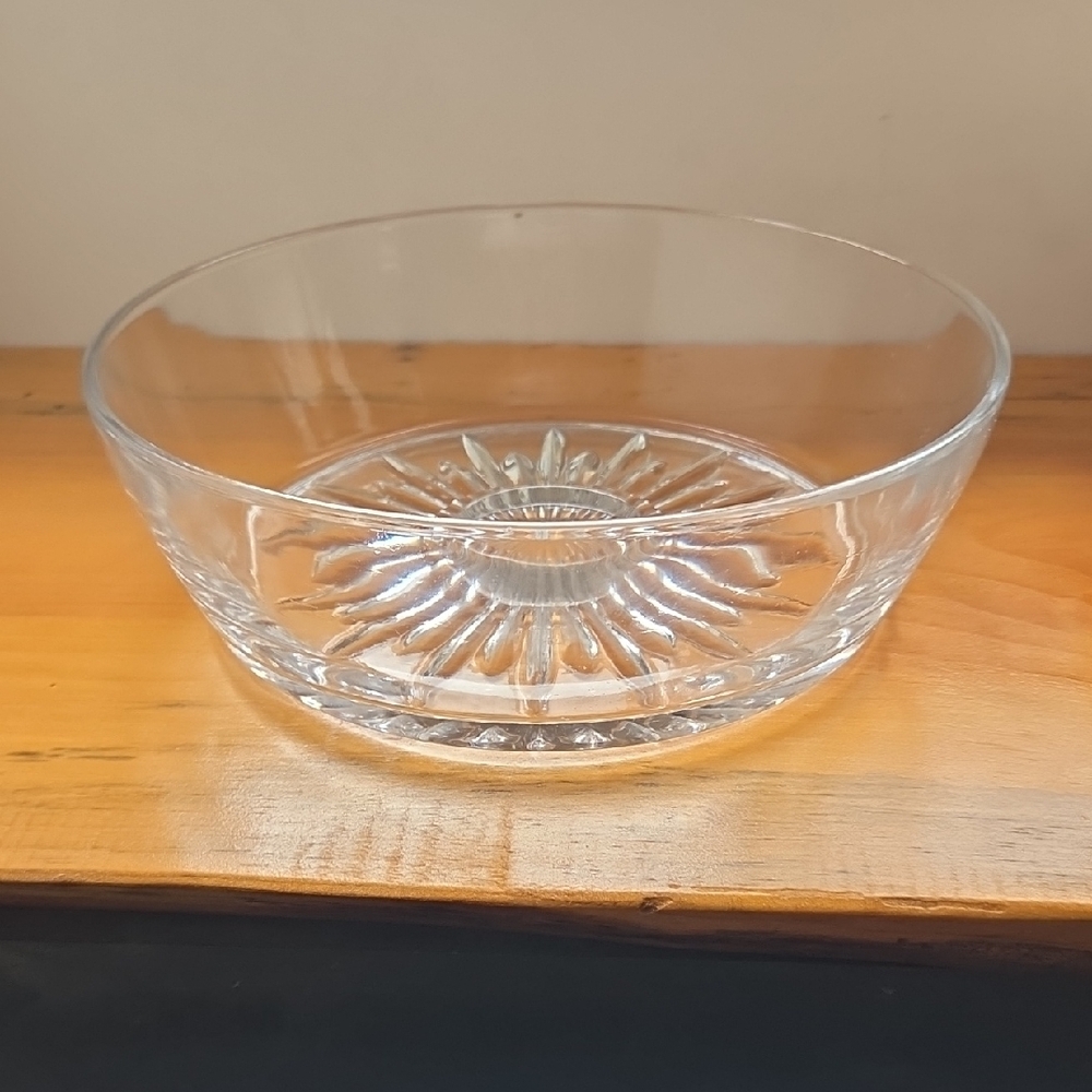 Elegant Clear Glass Bowl